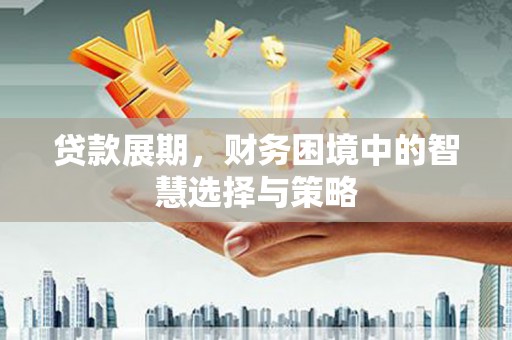 沿河贷款展期，财务困境中的智慧选择与策略