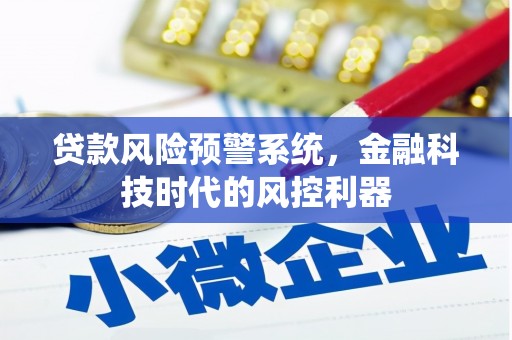 沿河贷款风险预警系统，金融科技时代的风控利器