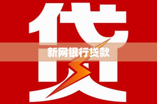 沿河新网银行贷款