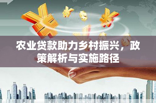 沿河农业贷款助力乡村振兴，政策解析与实施路径