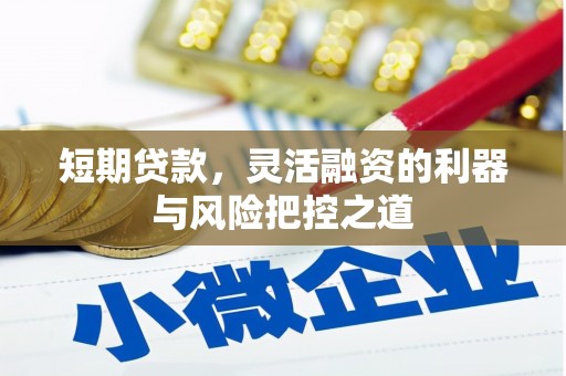 沿河短期贷款，灵活融资的利器与风险把控之道