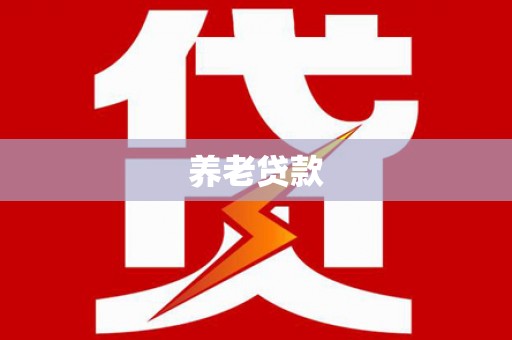 沿河养老贷款