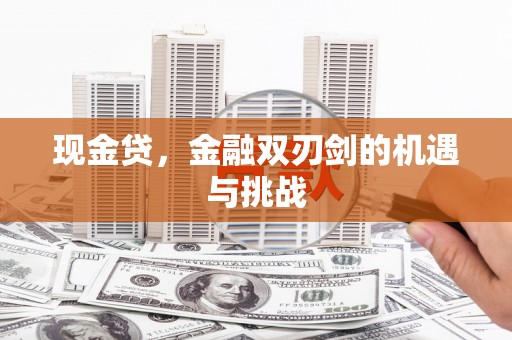 沿河现金贷，金融双刃剑的机遇与挑战