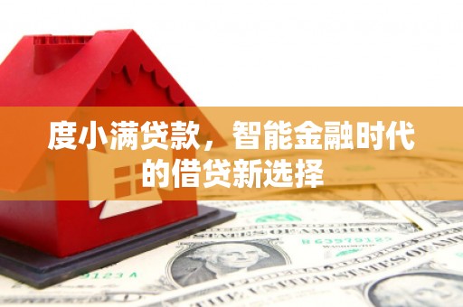 沿河度小满贷款，智能金融时代的借贷新选择