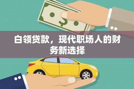 沿河白领贷款，现代职场人的财务新选择