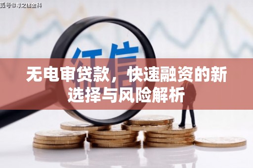 沿河无电审贷款，快速融资的新选择与风险解析