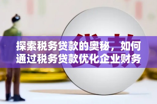 沿河探索税务贷款的奥秘，如何通过税务贷款优化企业财务