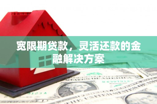 沿河宽限期贷款，灵活还款的金融解决方案