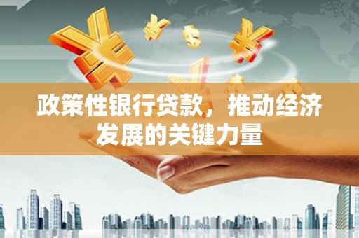 沿河政策性银行贷款，推动经济发展的关键力量