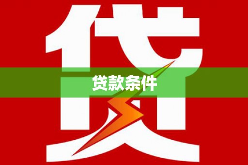 沿河贷款条件