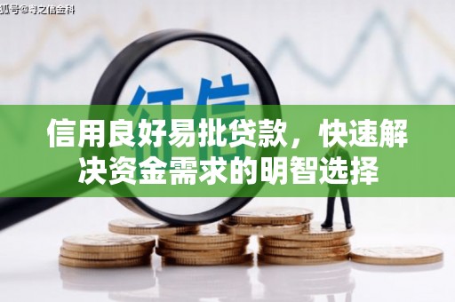沿河信用良好易批贷款，快速解决资金需求的明智选择