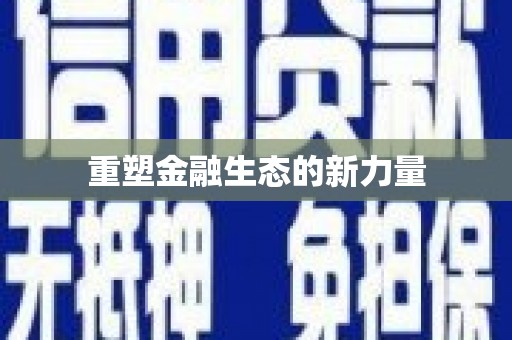 沿河重塑金融生态的新力量