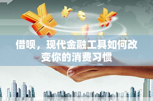 沿河借呗，现代金融工具如何改变你的消费习惯