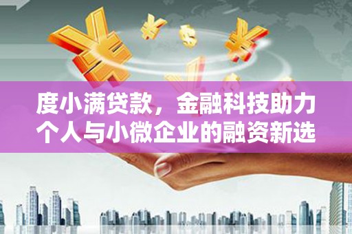 沿河度小满贷款，金融科技助力个人与小微企业的融资新选择
