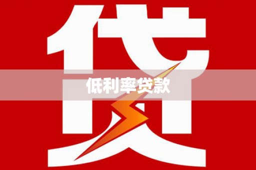 沿河低利率贷款