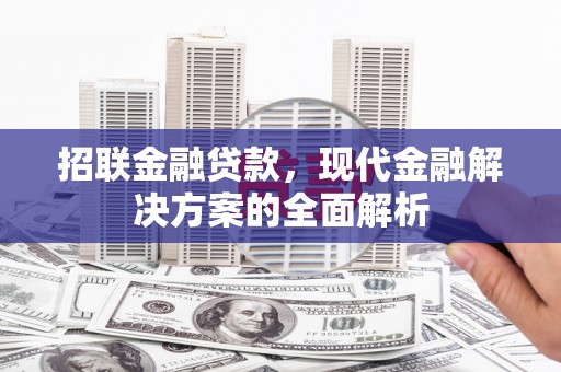 沿河招联金融贷款，现代金融解决方案的全面解析