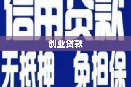 沿河创业贷款