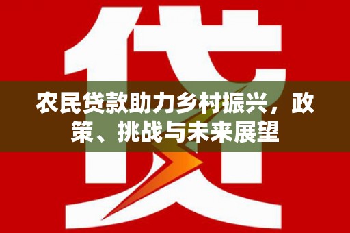 沿河农民贷款助力乡村振兴，政策、挑战与未来展望