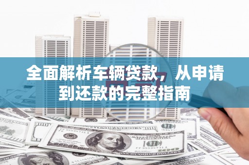 沿河全面解析车辆贷款，从申请到还款的完整指南
