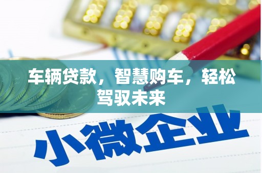 沿河车辆贷款，智慧购车，轻松驾驭未来