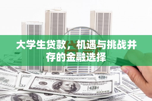 沿河大学生贷款，机遇与挑战并存的金融选择