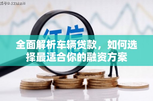 沿河全面解析车辆贷款，如何选择最适合你的融资方案