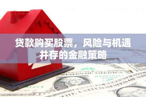 沿河贷款购买股票，风险与机遇并存的金融策略