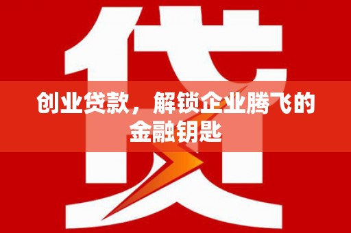 沿河创业贷款，解锁企业腾飞的金融钥匙