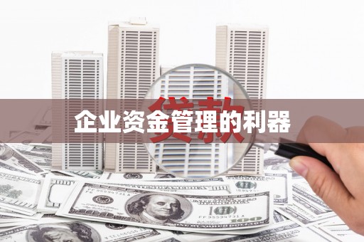沿河企业资金管理的利器